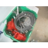 Image 3 : BIN OF MISC. HEAVY DUTY PLUMBING PIECES, ELECTRIC GAS PUMPS, ETC.