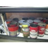 Image 3 : LG. LOT OF ESSO OIL TINS & 3 SPOUTS