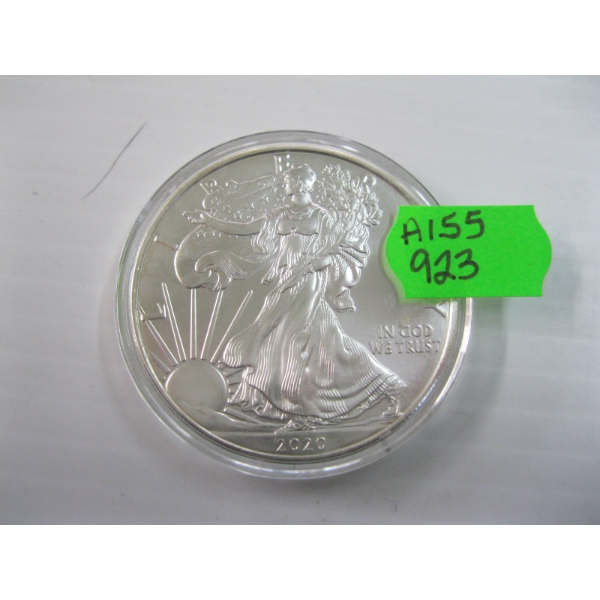 2020 US 1 OZ. .999 SILVER EAGLE DOLLAR (TAX EXEMPT)