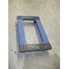 Image 1 : BLUE PLASTIC 4 WHEEL CART