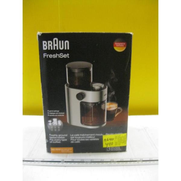 BRAUN FRESH SET COFFEE GRINDER