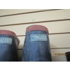 Image 2 : 3 PAIRS VARIOUS SZ GUMBOOTS, SPIKED BOOTS