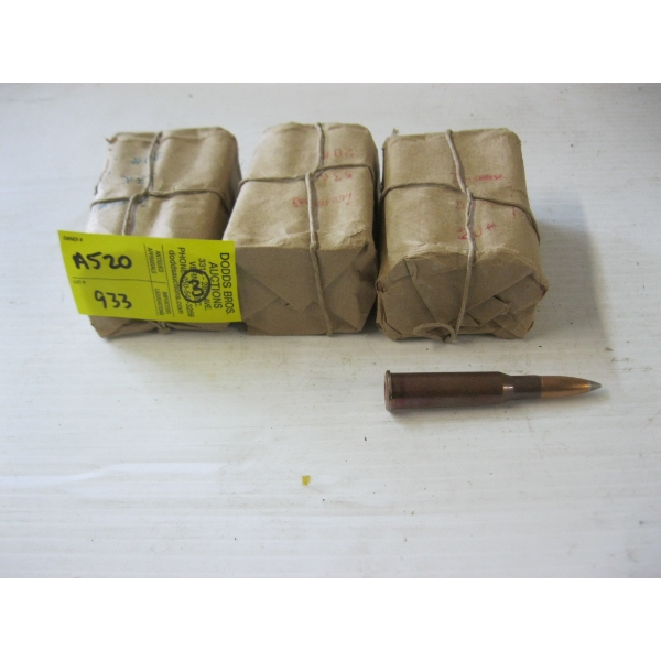 3 PACKAGES OF 7.62X54