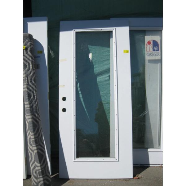 36" X 80" METAL CLAD EXTERIOR DOOR W/WINDOW - NO FRAME