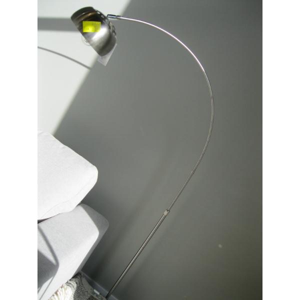 BRUSHED STAINLESS FLOOR LAMP