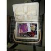 Image 2 : SEWING STOOL, SEWING CHAIR & SM. WICKER SEWING BOX
