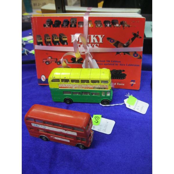 DINKY TOYS BOOKS & 2 COLLECTOR BUSES
