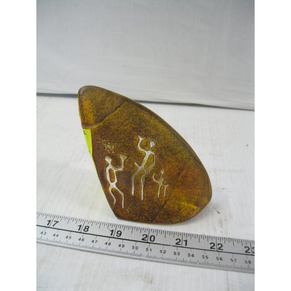 MATS JONASSON SWEDISH MCM CRYSTAL ROCK W/CARVING