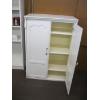 Image 3 : WHITE 2 DOOR STORAGE CABINET