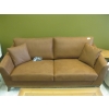 Image 1 : BROWN SOFA W/CUSHIONS 