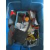 Image 2 : TOTE OF MISC. TOOLS, HARDWARE, ETC.