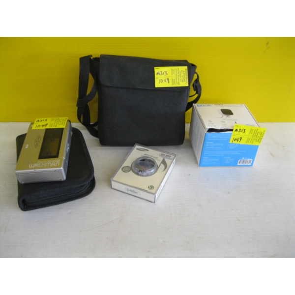 SM. LOT OF MP3 PLAYER, ETON RADIO TAPE PLAYER WALKMAN, CAMERA, ETC.
