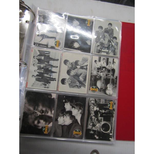 BINDER OF BEATLES, BLUEJAYS & NHL HOCKEY CARDS