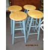 Image 1 : 4 WOODEN STOOLS