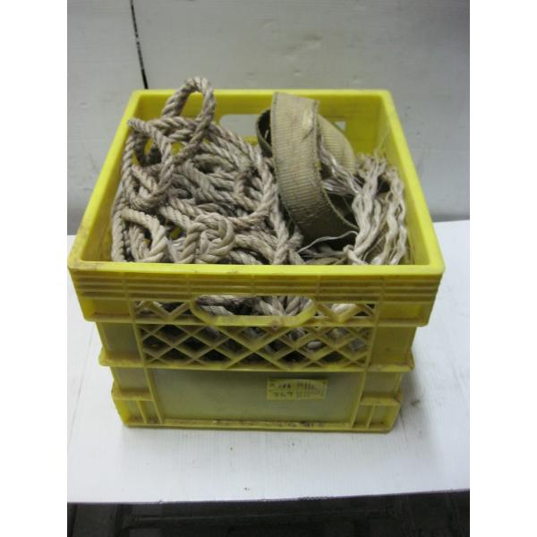 BIN OF MISC. ROPE, ETC.