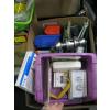 Image 2 : 2 BOXES OF MISC. ELECTRICAL ITEMS - SCREWS, NAILS, BEAR BOND, ETC.