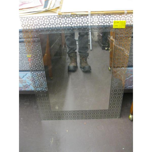GLASS FRAMED MIRROR