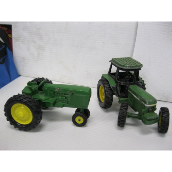 2 SMALLER JOHN DEERE DIECAST TRACTORS