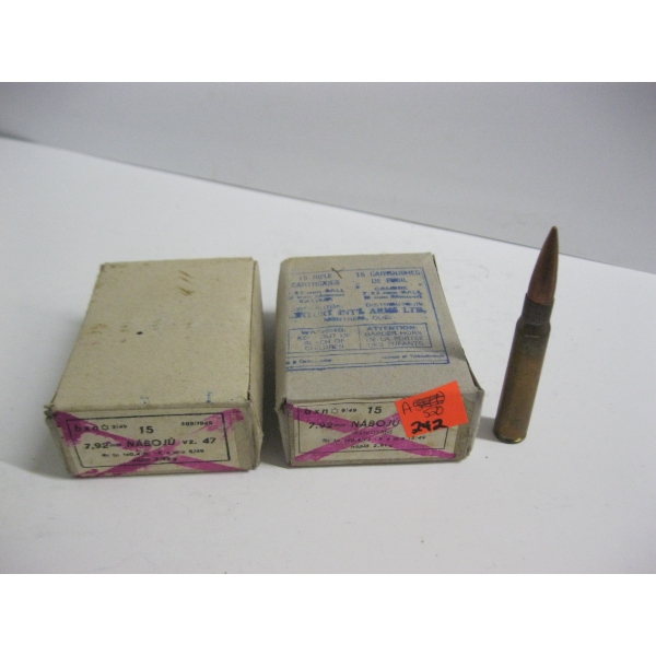 NABOJU 7.92MM BALL (8MM MAUSER)|2X15 CARTRIDGES
