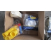 Image 2 : BOX OF MISC. EXHAUST CLAMPS, NAPA LIGHT, FUEL TANK FITTINGS, COOLING FLUSH, ETC.