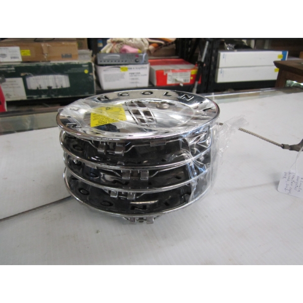 4 CENTER HUBCAPS FOR LINCOLN