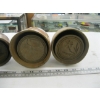 Image 3 : 4 ROUND WOODEN BUTTER PRESSES