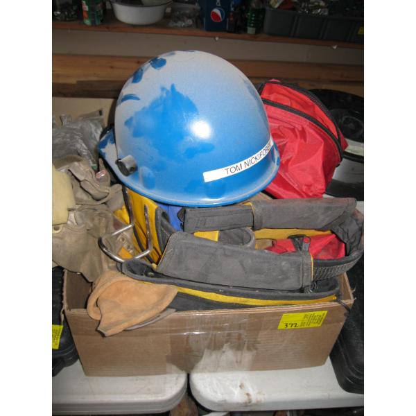 MISC. TOOL POUCHES, HELMET, ETC.