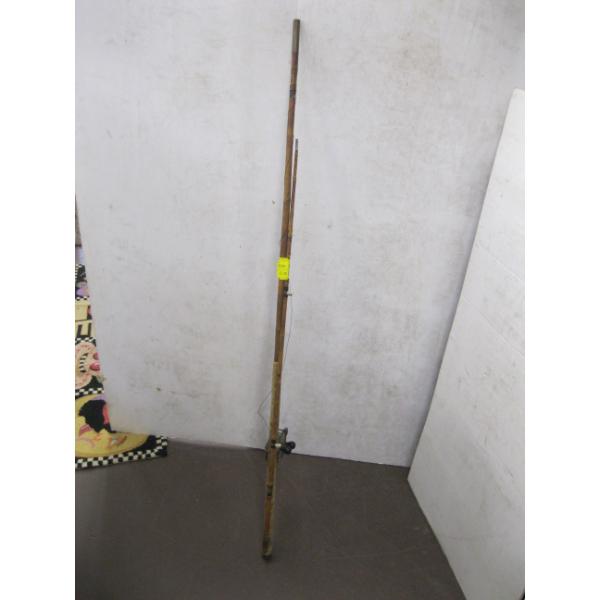 BAMBOO FISHING ROD & REEL