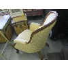 Image 2 : ANTIQUE BALLOON BACK CHAIR W/ORNATE CARVED LEGS