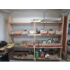 Image 1 : LG. WOODEN SHELF UNIT, APPROX. 9'X7'