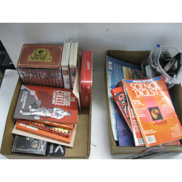2 BOXES OF ASST. BOOKS 