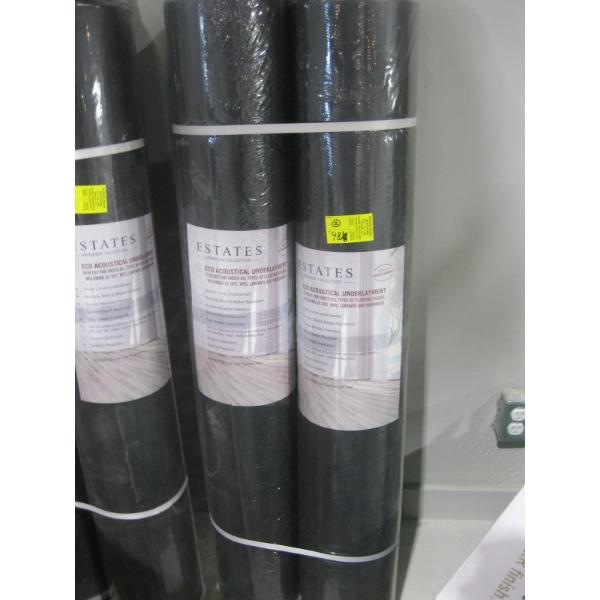 2 ROLLS OF ECO ACOUSTICAL UNDERLAYMENT