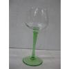 Image 3 : DEPRESSION GREEN GLASS PITCHER, 6 CUPS & 8 WINEGLASSES