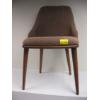 Image 1 : RED TINGE WOOD FRAMED DINING CHAIR