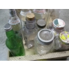 Image 3 : WOODEN TRAY OF ASST. BOTTLES, CANNING JARS, ETC.