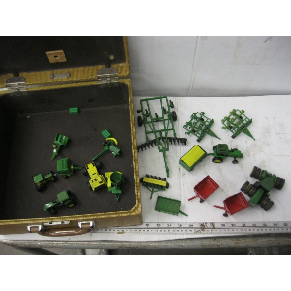 CASE W/ASST. SM. TRACTORS & ACCESS.