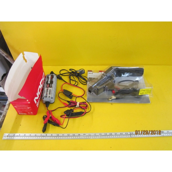 NORCO BATTERY CHARGER & AN ADJUSTING SET IGNITION TIMER