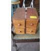 Image 1 : 4 SM. WOODEN CARD FILE DRAWERS