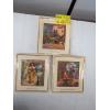 Image 1 : 3 HAND PAINTED ENGLISH DECORATIVE PLATES