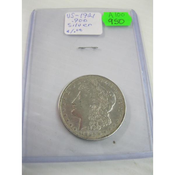 1921 US $1 COIN