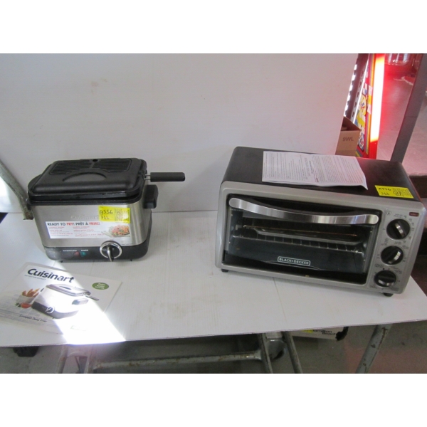 CUISINART DEEP FRYER & TOASTER OVEN