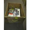 Image 3 : WOOD CRATE W/BOOKS & FLAT OF SHOE CARE SUPPLIES