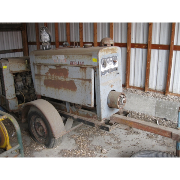 "AS IS" LINCOLN GAS WELDER ON TRAILER