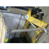 Image 2 : STAINLESS STEEL FRAMED TABLE W/WOOD TOP