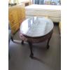 Image 3 : HEAVILY CARVED ASIAN LOOK GLASS TOP COFFEE TABLE