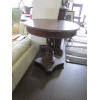 Image 1 : ROUND SOLID WOOD UNIQUE BASED OCCASIONAL TABLE
