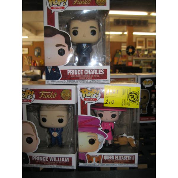 3 POP BOBBLE HEADS