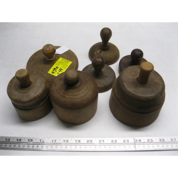 WOODEN BUTTER MOLDS & STAMPS