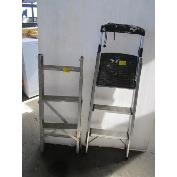 2 FOLDING PAINTER'S LADDERS