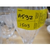 Image 2 : GOLD RIM STEMWARE & A SMALL DISH